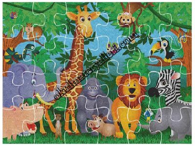 Puzzle, Yapboz, Keçe Baskı, Keçe Kesimi