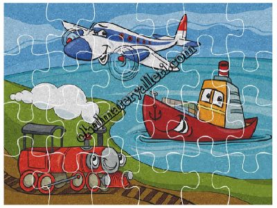 Puzzle, Yapboz, Keçe Baskı, Keçe Kesimi
